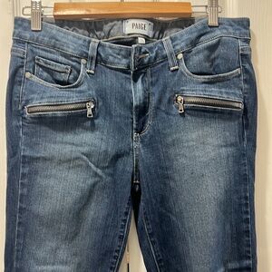 Paige denim zip front Jean